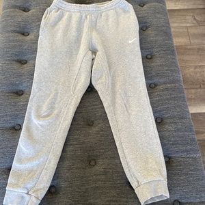 Gray Nike sweat pants for men